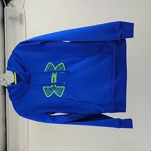 Under Armour Semi-Fitted Coldgear Hoodie Sweatshirt, Size Medium